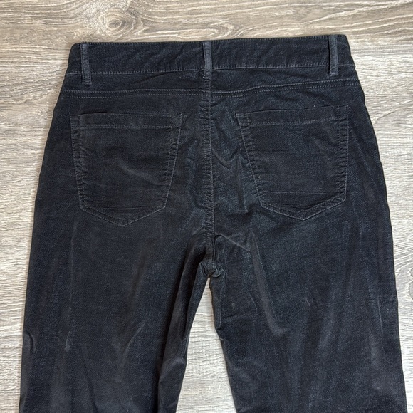 Peruvian Connection Zoe Velveteen Mid-Rise Skinny Jeans in Black Sz 6 - Picture 7 of 13